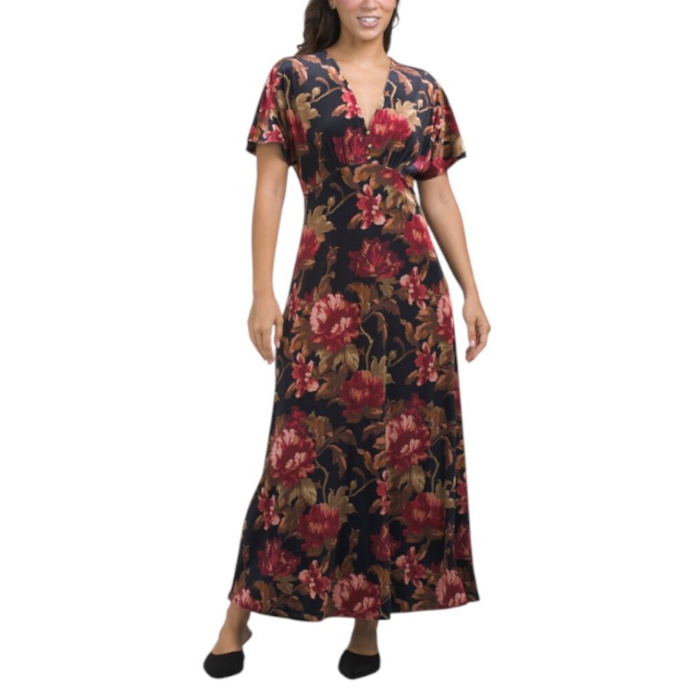 SUPER NATURAL BY SECRET MISSION Velvet Maxi Dress